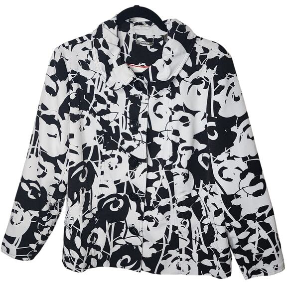 TanJay Jackets & Blazers - TanJay Black White Blazer, 14P